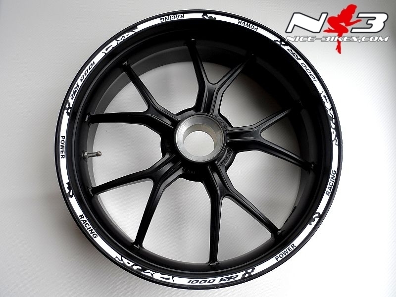 Motorrad Foliendesigns und Dekore - RACE STYLE Felgenrand S1000RR Version 1 - 093kl RACE STYLE Felgenrand S1000RR Version 1