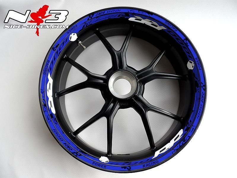 Motorrad Foliendesigns und Dekore - RACE STYLE S1000RR Alien Version 3 - 097blaukl RACE STYLE S1000RR Alien Version 3