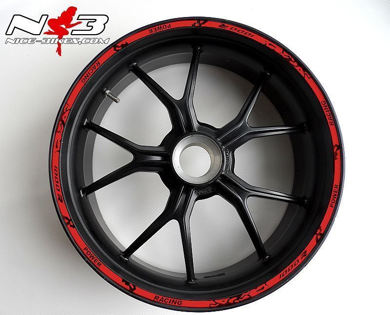 Motorrad Foliendesigns und Dekore - RACE STYLE Felgenrand S1000R Version 1 - 121rotkl ml RACE STYLE Felgenrand S1000R Version 1 – Bild 2