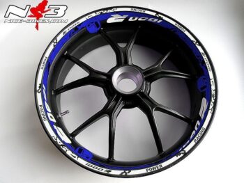 Motorrad Foliendesigns und Dekore - Shop - 126weiss blaukl RACE STYLE S1000R Alien Version 2