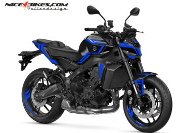 Foliendesign Yamaha MT09 24 Racing Blue 1