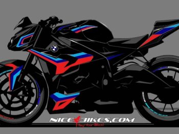 Dekorsatz S1000R Motorsport-Edition auf schwarzer Maschine 2016