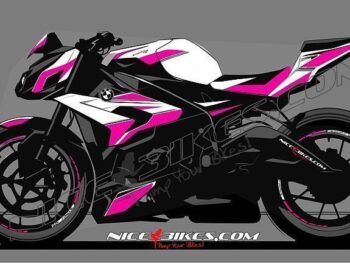Dekorsatz S1000R Edition pink auf weißer Maschine 2016