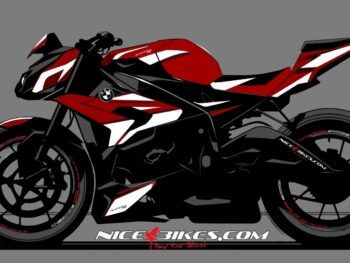 Dekorsatz S1000R Edition weiß auf roter Maschine 2016