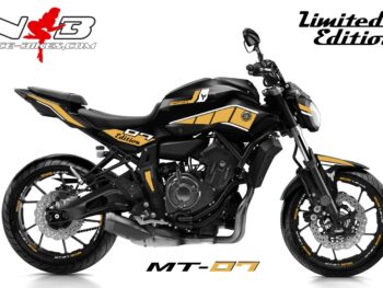 MT07 / 2017 gold auf schwarzer Maschine