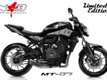 MT07 / 2017 silbersee metallic auf schwarzer Maschine