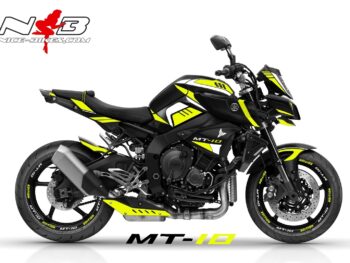 MT10 / 2017 gelb auf schwarzer Maschine