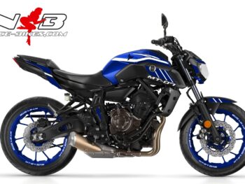 MT07 weiß auf blauer Maschine 2018