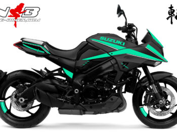 Katana mint auf schwarzer Maschine