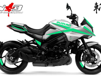 Katana mint auf silberner Maschine