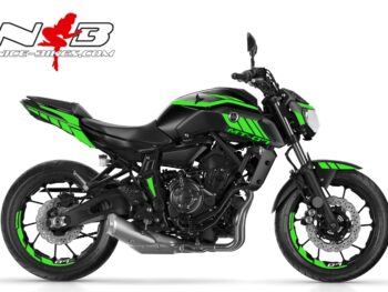 MT07 limegreen auf schwarzer Maschine 2019