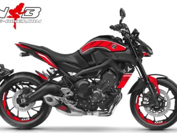 MT09 / rot auf schwarzer Maschine 2019