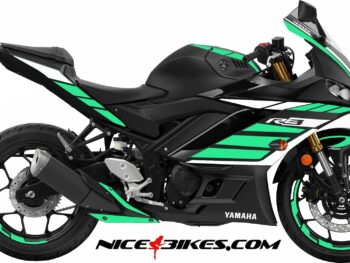 R3 Dekor mint auf schwarzer Maschine