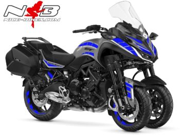 Niken GT grau Dekor blau