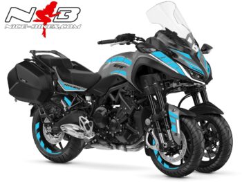 Niken GT grau Dekor hellblau