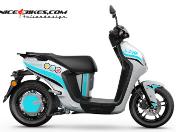 Foliendesign Yamaha NEOS 2023W Miami Blue