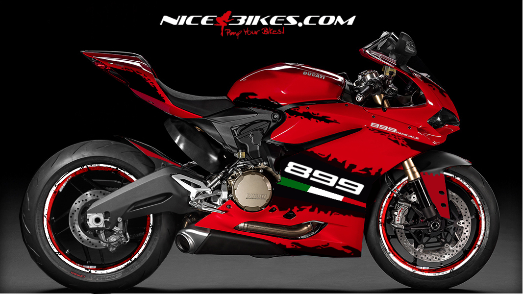 Motorrad Foliendesigns und Dekore - 899 Panigale Edition Schwarz 2.2 - 899 PanigaleNB Schwarz2.2 1 899 Panigale Edition Schwarz 2.2
