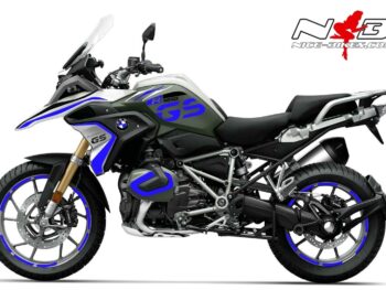 Foliendesign BMW R1250GS (Bj. 2021-23) Racing Blue