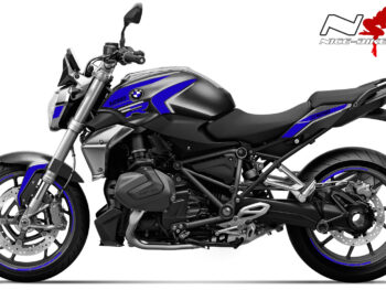 Foliendesign BMW R1250R (Bj. 2021-22) Racing Blue