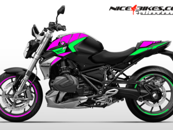 Foliendesign BMW R1250R (Bj. 2023-25) Pretty Pink/Limegreen