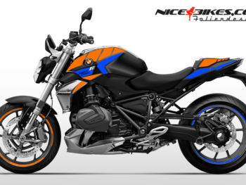 Foliendesign BMW R1250R (Bj. 2023-25)Evil Orange/Racing Blue