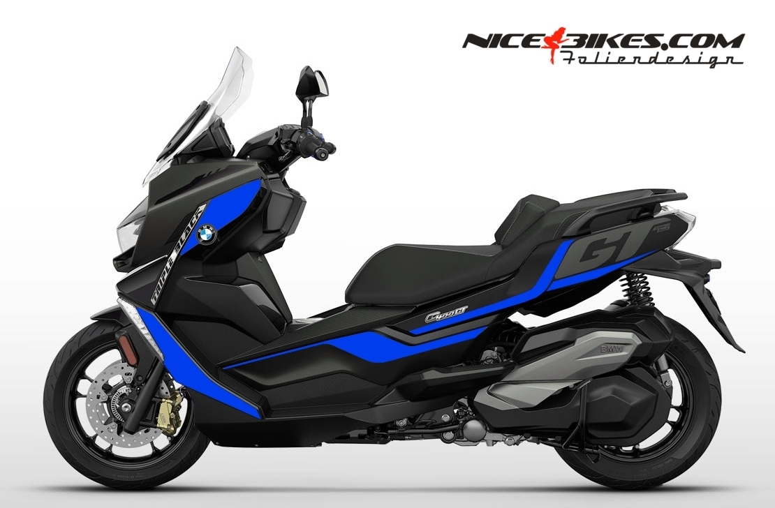 Motorrad Foliendesigns und Dekore - C400GT 2024 Racing Blue - B.C4GT.24S.057 Racing Blue C400GT 2024 Racing Blue