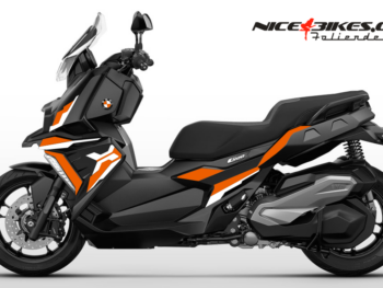 Foliendesign BMW C400X 2024 Evil Orange