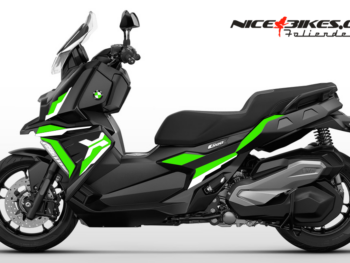 Foliendesign BMW C400X 2024 Limegreen