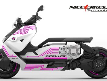 Foliendesign BMW CE04 Pretty Pink