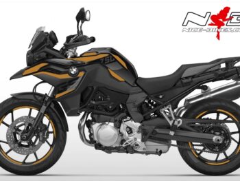 Foliendesign BMW F750/850GS Olympic Gold