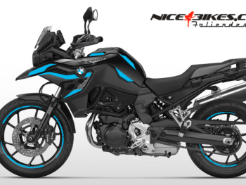 Foliendesign BMW F800GS 2024 Light Blue
