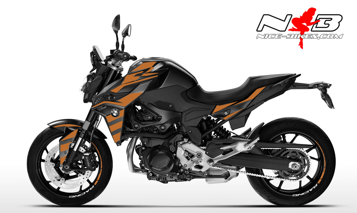 Motorrad Foliendesigns und Dekore - Foliendesign F900R 2024-25 Olympic Gold - B.F9.S24.030 Olympic Gold Foliendesign F900R 2024-25 Olympic Gold