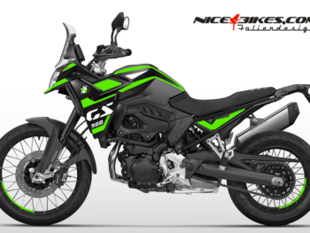 Motorrad Foliendesigns und Dekore - Shop - B.F9GS.25.064 Limegreen BMW F900GS 2025 Limegreen