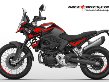 Motorrad Foliendesigns und Dekore - Shop - B.F9GS.25.306 Racing Red BMW F900GS 2025 Racing Red