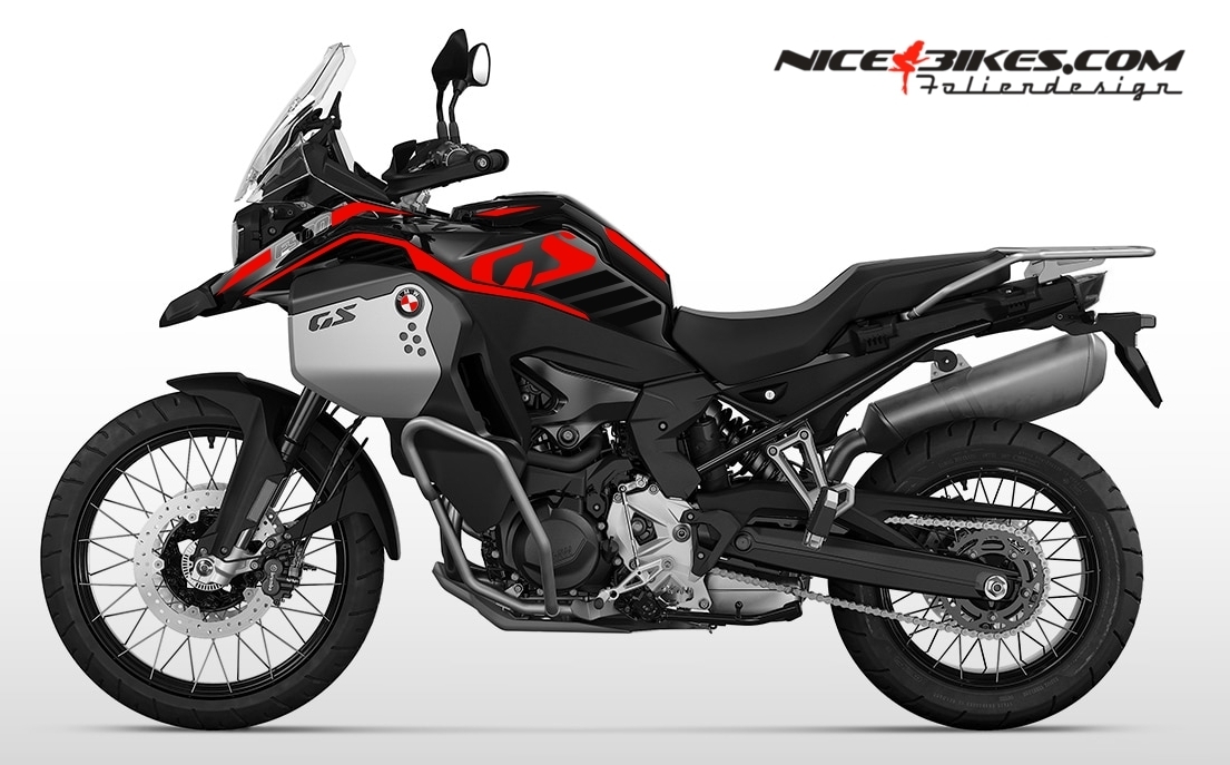 Motorrad Foliendesigns und Dekore - BMW F900GS ADV 2025 Racing Red - B.F9GSADV.25.306 Racing Red BMW F900GS ADV 2025 Racing Red