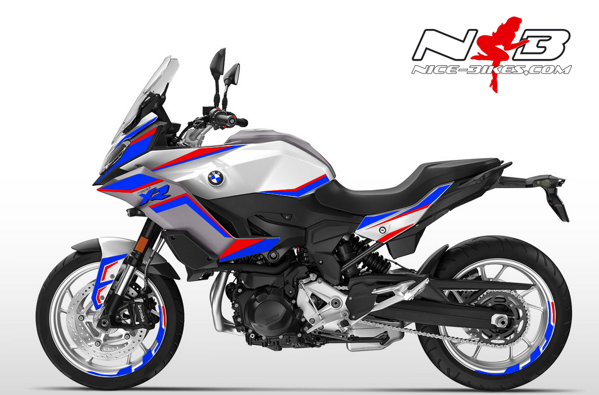Motorrad Foliendesigns und Dekore - Foliendesign BMW F900 XR Motorsport 2020-23 - B.F9XR.20.800 Motorsport Foliendesign BMW F900 XR Motorsport 2020-23