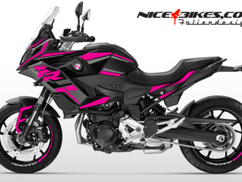 Motorrad Foliendesigns und Dekore - Shop - B.F9XR.S24.077 Pretty Pink Foliendesign F900XR 2024-25 Pretty Pink