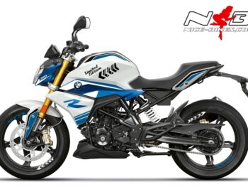 Foliendesign BMW G310R (Bj. 2021) Light Blue