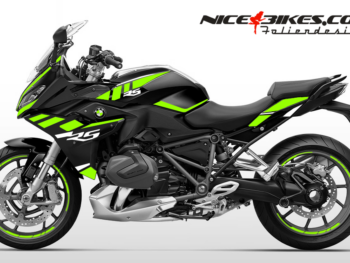 Motorrad Foliendesigns und Dekore - Shop - B.R12RS.23.064 Limegreen Foliendesign BMW R1250RS (Bj. 2023) Limegreen