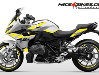 Motorrad Foliendesigns und Dekore - Shop - B.R12RS.23G.021 Hornet Yellow Foliendesign BMW R1250RS (Bj. 2023G) Hornet Yellow