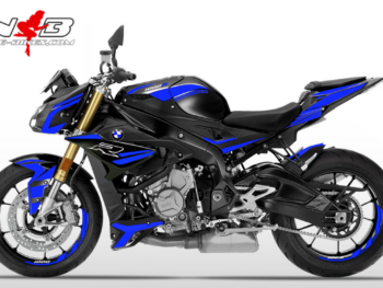 Foliendesign BMW S1000R (Bj. 2020) Racing Blue