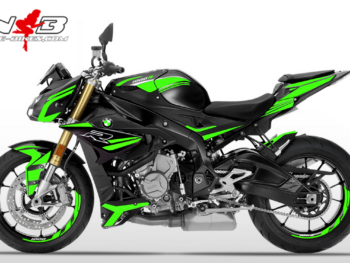 Foliendesign BMW S1000R (Bj. 2020) Lime Green