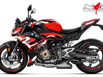 Foliendesign BMW S1000R (Bj. 2021-22) Racing White