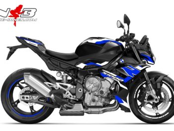 Foliendesign BMW S1000R (Bj. 2023-24) Racing Blue