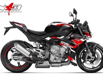 Foliendesign BMW S1000R (Bj. 2023-24) Racing Red