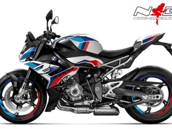 Foliendesign BMW S1000R weiß (Bj. 2023-24) Motorsport Edition