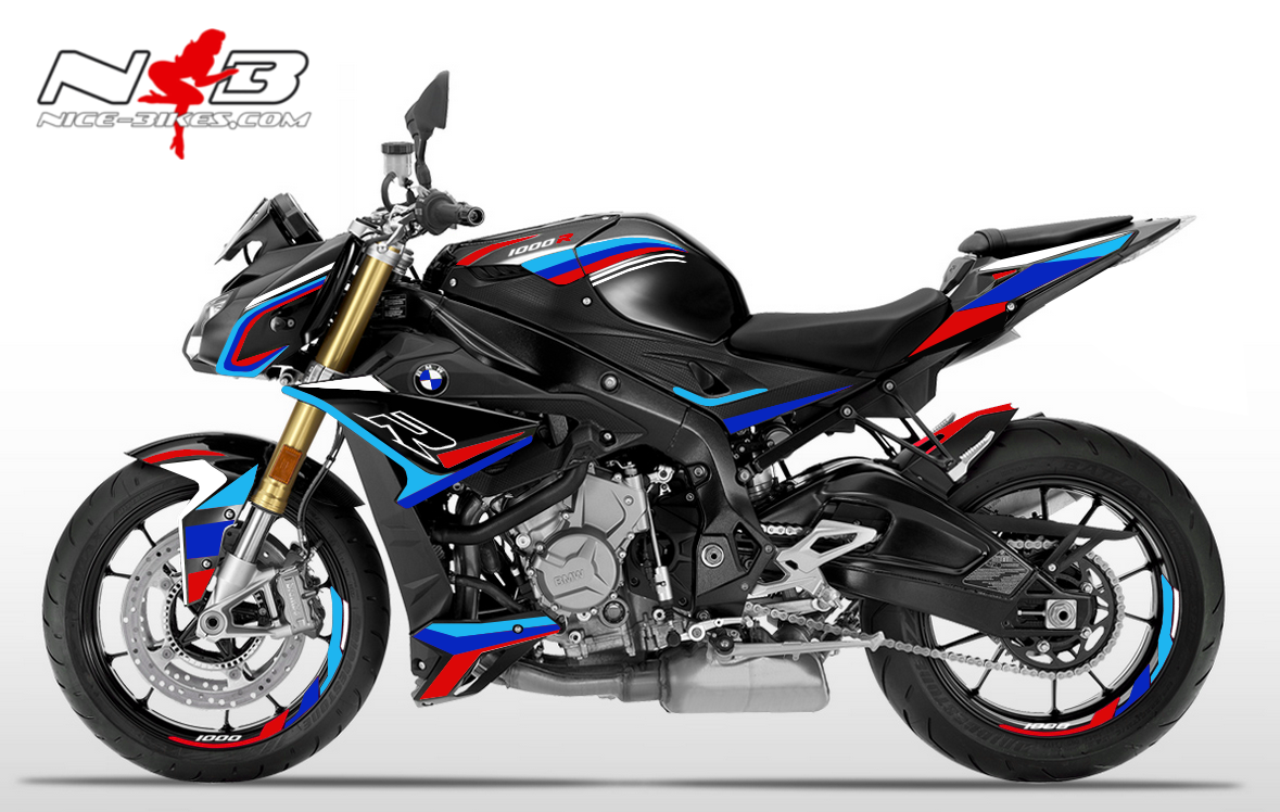 Motorrad Foliendesigns und Dekore - Foliendesign BMW S1000R (Bj. 2020) Motorsport Edition - B.S1R.S.19.600 Motorsport Edition Foliendesign BMW S1000R (Bj. 2020) Motorsport Edition