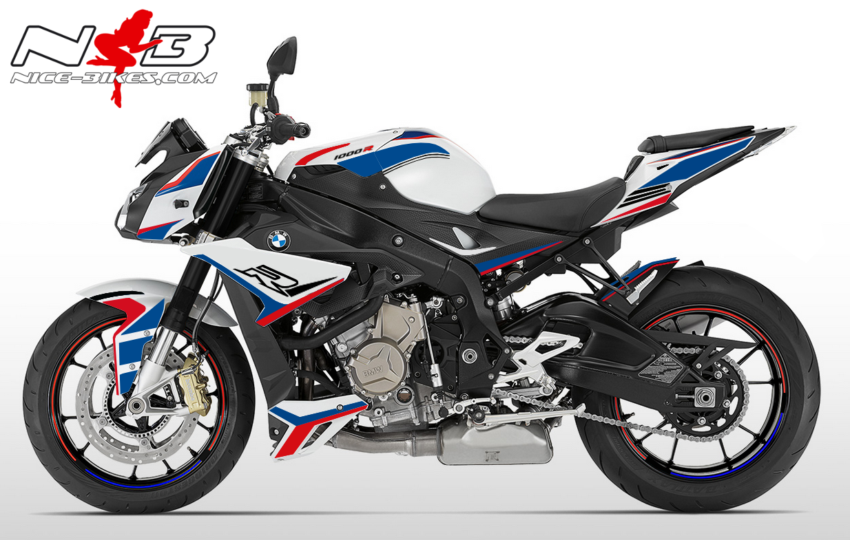 Motorrad Foliendesigns und Dekore - Foliendesign BMW S1000R (Bj. 2020) Motorsport Edition - B.S1R.W.19.600 Motorsport Edition Foliendesign BMW S1000R (Bj. 2020) Motorsport Edition