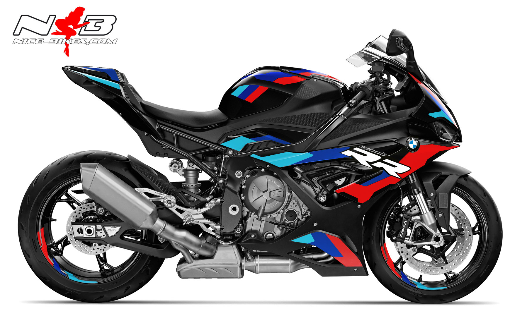 Motorrad Foliendesigns und Dekore - Foliendesign S1000RR (Bj. 2021-22) Motorsport Edition - B.S1RR.21.800 Motorsport Edition Foliendesign S1000RR (Bj. 2021-22) Motorsport Edition
