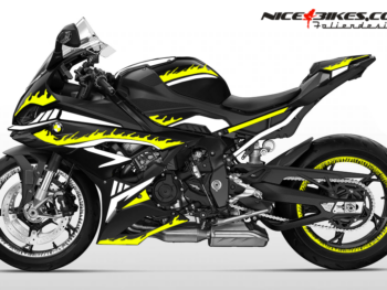 Foliendesign BMW S1000RR (Bj. 2023-24) Inferno Hornet Yellow